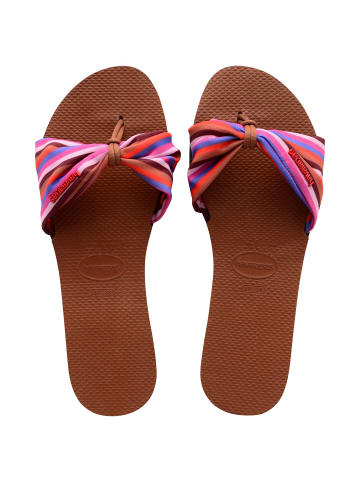 Havaianas Zehentrenner You Saint Tropez Color in Braun