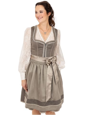 KRÜGER Mididirndl LAURANNE in grau