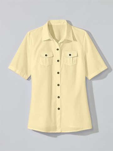 Sieh an! Hemdbluse in vanillegelb