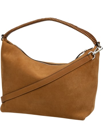 Marc O'Polo Beuteltasche Heddy Hobo Bag M Suede in True Camel