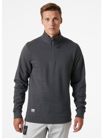 Helly Hansen Pullover "Classic Half Zip Sweatshirt" in Grau