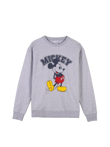 Disney Mickey Mouse Pullover Sweatshirt in Grau