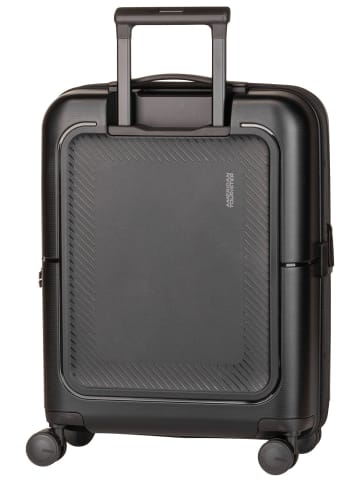 American Tourister Trolley Dashpop Spinner 55 EXP in True Black