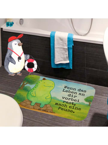 Mr. & Mrs. Panda Badezimmerteppich Schildkröte Pause Design mit ... in Weiß