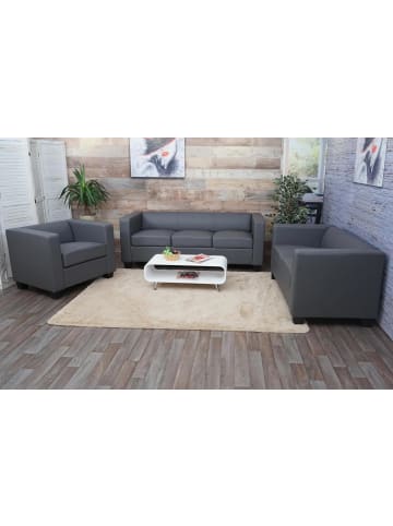 MCW Sessel Loungesessel  Lille, Kunstleder, dunkelgrau