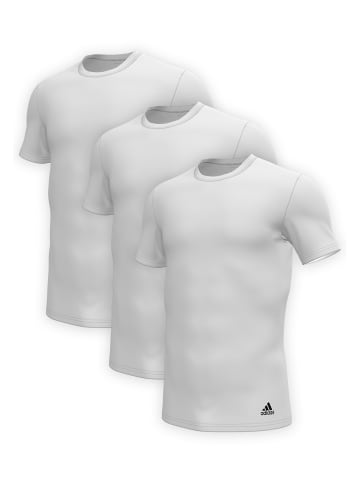 Adidas Sportswear Unterhemd / Shirt Kurzarm Active Core Cotton in Weiß