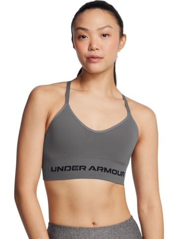 Under Armour Sport-BH "Vanish Seamless Low Bra" in Grau