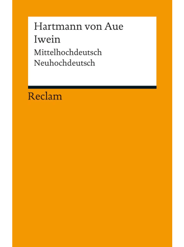 Reclam Verlag Iwein | Mittelhochdeutsch/Neuhochdeutsch