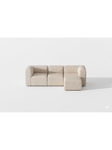 ebuy24 Chaiselongsofa Cubic Beige 257 x 164 cm