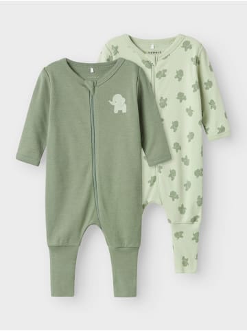 name it Jungen Strampler "Elefant" 2er Pack in Sea Foam