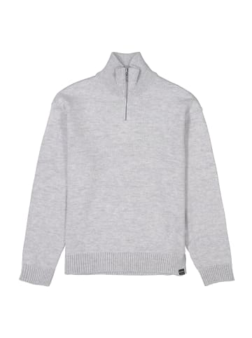 Garcia Troyer Pullover in mid grey melee