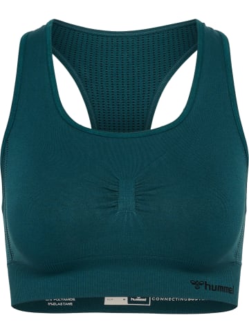 Hummel Sportoberteil Hmlshaping Seamless Sports Top in DEEP TEAL