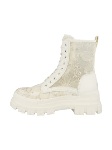 Buffalo Schnürboots Aspha Rld Bloom Flower in weiss