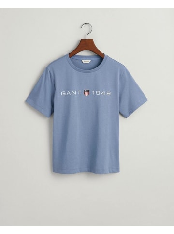 Gant T-Shirt in blue water