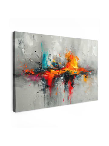 MuchoWow Leinwand bilder Abstrakte Kunst Explosion (BxH)