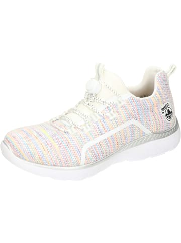 rieker Komfort-Slipper in rainbow/bianco/reinweiss