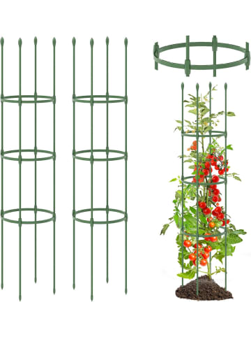 COSTWAY Rankhilfe 2er Set 143cm in Grün