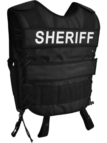 Normani Outdoor Sports Kostüm bestehend aus Weste, Patch und Cap in SHERIFF