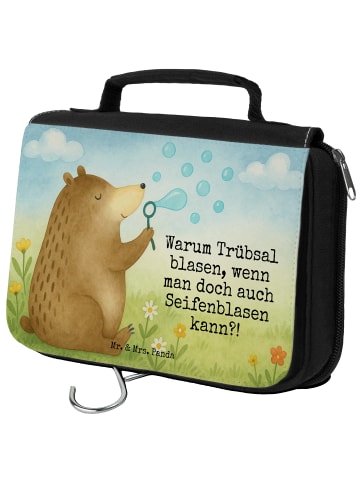 Mr. & Mrs. Panda Organizer Bär Seifenblasen Design mit Spruch in Weiß