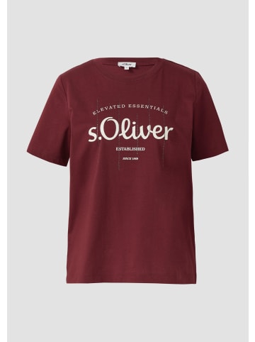 s.Oliver T-Shirt in 39D0_bordeaux