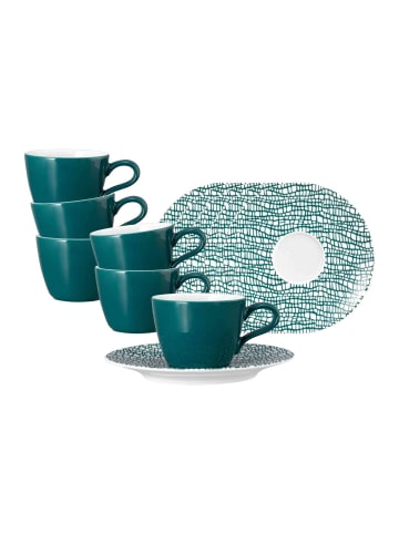 Seltmann Weiden 6er Set Espressotassen mit Untertassen Life Fashion 90 ml in Trendy Green