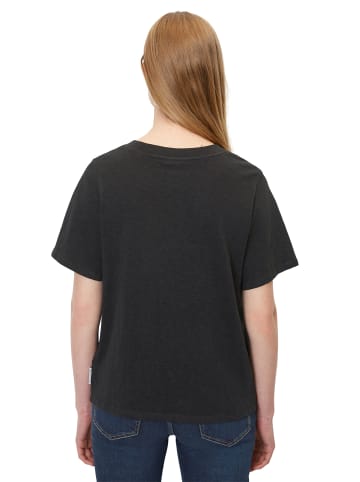 Marc O'Polo DENIM Slub-Jersey-T-Shirt in Schwarz