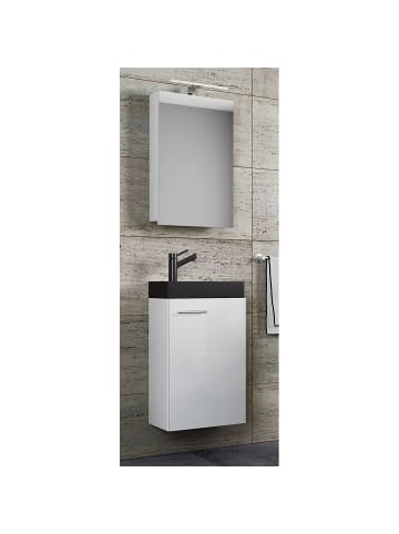 ebuy24 Badmöbelset SlitoBL weiß weiß 41 x 22 cm