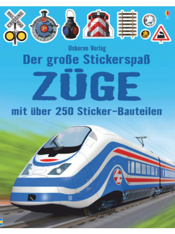 Usborn Papeterie/PBS - Der große Stickerspaß: Züge