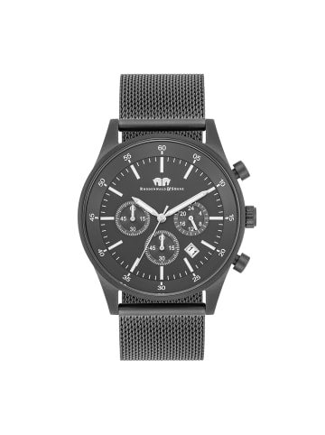 Rhodenwald & Söhne Herren Chronograph grau Edelstahl grau in grau