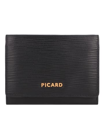 PICARD Calais 1 Geldbörse Leder 12.5 cm in schwarz