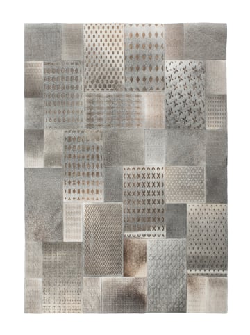 Kayoom Teppich Gleam 560 in grau - silber - rechteckig