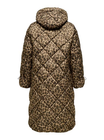 ONLY Carmakoma Steppmantel in Cocoa Créme