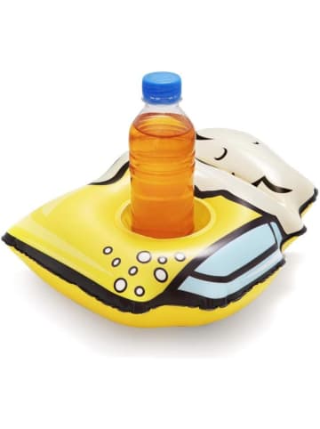 Bestway Aufblasbare Getränkehalter Summer Sips 3er Set in gelb