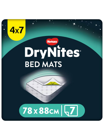 DryNites Bed Mats Einweg Betteinlagen 78x88cm Bettunterlagen 4 x 7 Stk