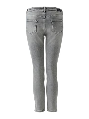 Oui Jeans LOULUH in grey denim