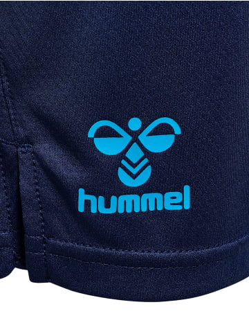 Hummel Hummel Kurze Hose Hmlongrid Multisport Unisex Kinder Atmungsaktiv Leichte Design Feuchtigkeitsabsorbierenden in MARINE/ATOMIC BLUE