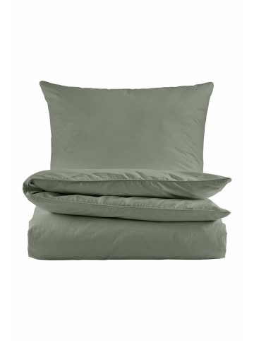 Hessnatur Perkal Bettwäsche-Set in seegras