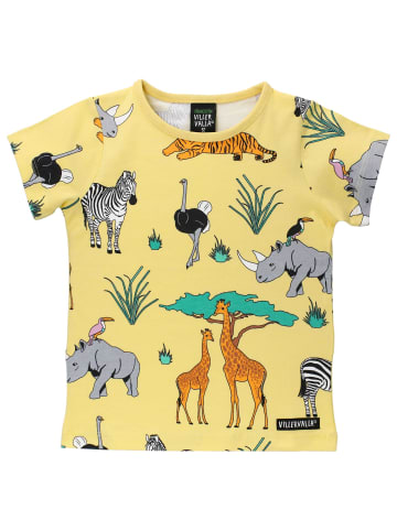 Villervalla Shirt Kurzarm Safari Lemon in gelb