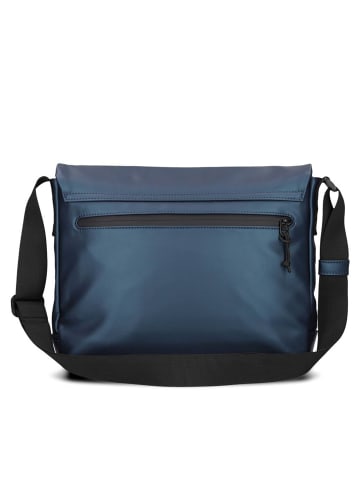 Zwei Cargo Umhängetasche 34 cm in metallic blue