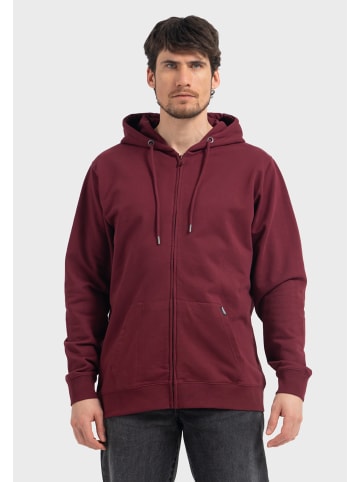 OLDSKULL Sweatshirt-Jacke Plain Basic in Burgundy