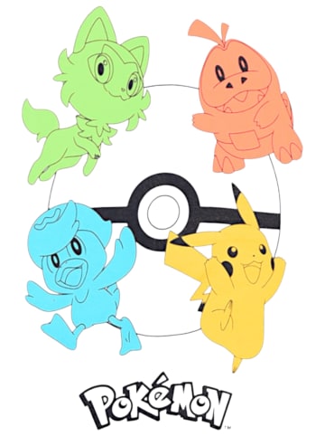 Pokémon Langarmshirt Pokémon  in Creme