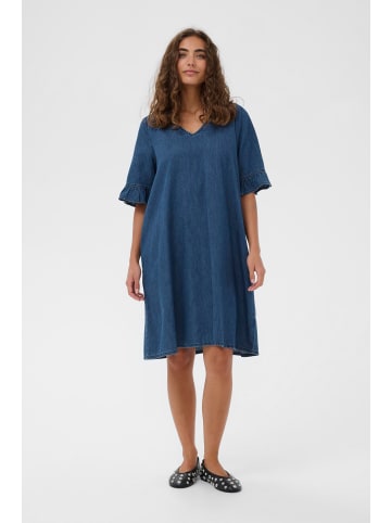 CULTURE Kleid CUlava Relaxed fit in Dark Blue Wash