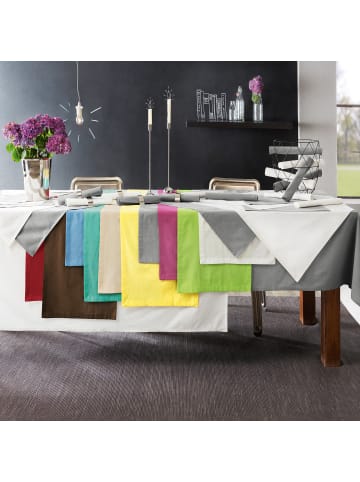 REDBEST Baumwolle Tischdecke Seattle in beige