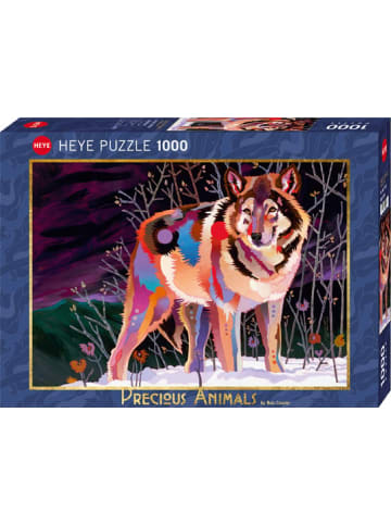 HEYE Puzzle Night Wolf in Bunt