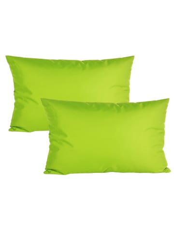 JACK 2er Set Outdoor Kissenhülle 40x60cm Uni in Grün