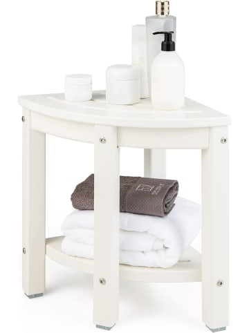 COSTWAY Duschhocker in Weiß