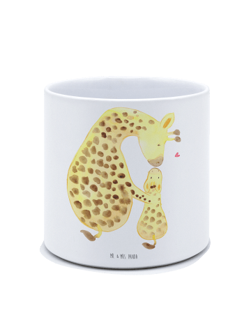 Mr. & Mrs. Panda Pflanzenkübel groß Giraffe Kind ohne Spruch in Weiß