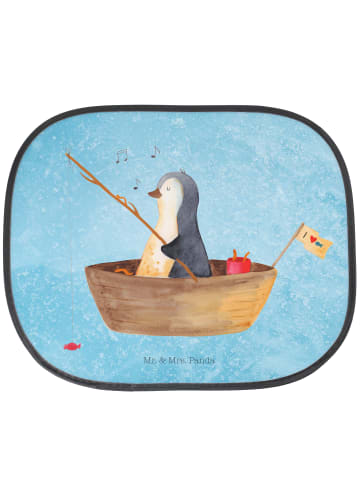 Mr. & Mrs. Panda Auto Sonnenblende Pinguin Angelboot ohne Spruch in Eisblau
