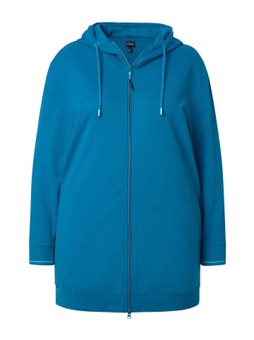 Ulla Popken Sweatjacke in rauchblau