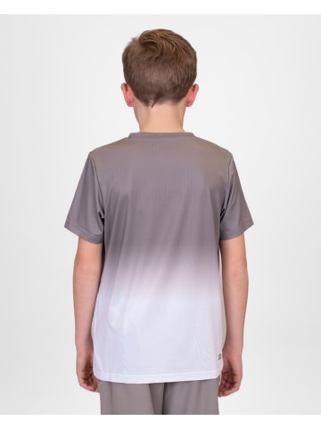 BIDI BADU Crew Junior Tee - black in Grau/Weiß